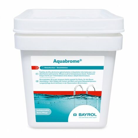 Brome Bayrol Aquabrome pastilles 20 g. désinfection piscine - 10 kg -