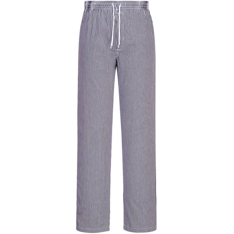 Pantaloni da cucina Bromley Blu Check M - FR(42-44) - UK(32-34)