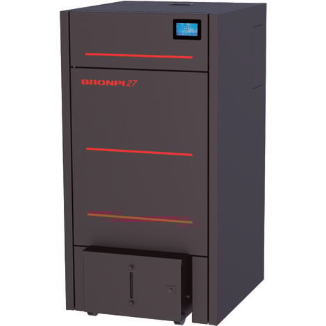 BRONPI - Caldera Pellet 23 kW Sistema De Limpieza Y Compactador De Cenizas Modelo HYDROCONFORT-23