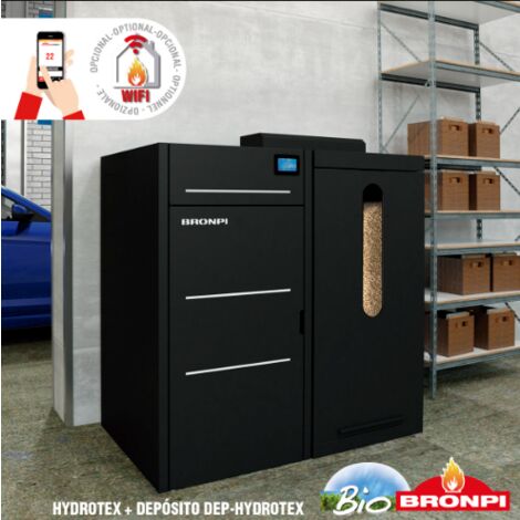 BRONPI - Caldera Pellet 27 kW Modelo HYDROTEX-27