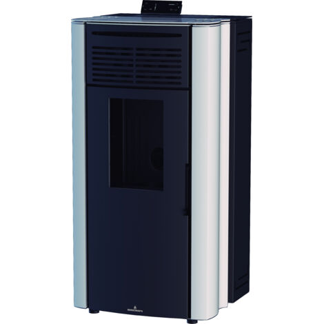 BRONPI - Estufa de Pellet Color Marfil Modelo CORAL-MF de 13 kW