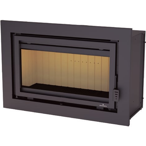 BRONPI - Estufa Insertable de Leña con Turbinas Modelo FLORIDA-P 14 kW