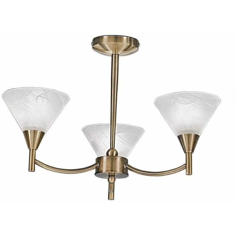 Bronze ceiling lamp Harmony 3 Bulbs