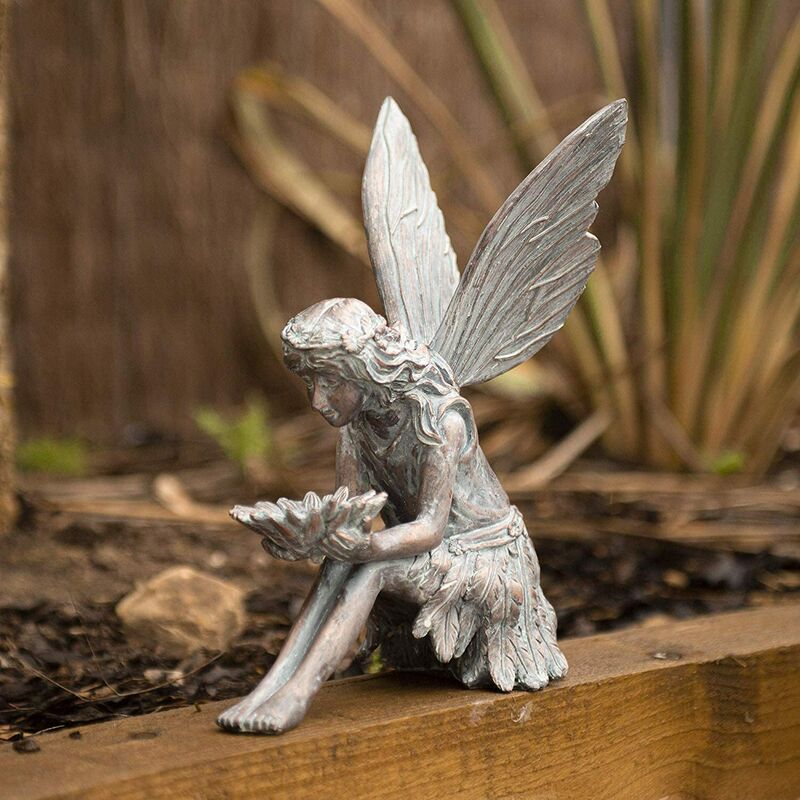 Garden Mile - Bronze Sitting Fairy
