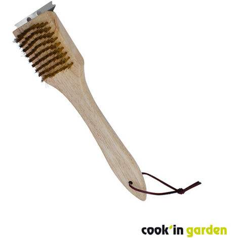 COOK'IN GARDEN - Brosse nettoie grilles 2 en 1