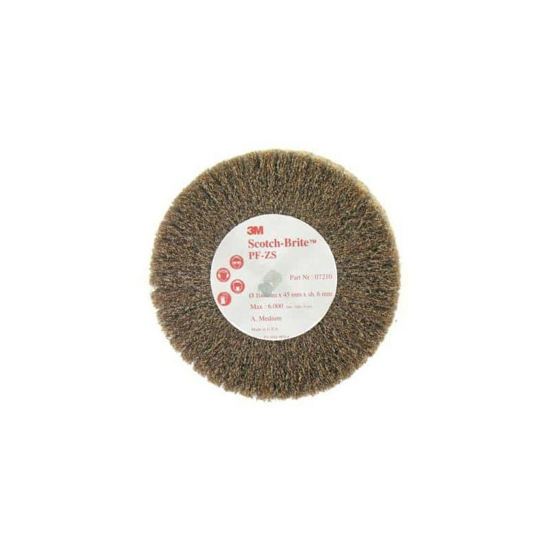 3M - Brosse scotch-brite pf-zs medium diamètre 100 mm x 10