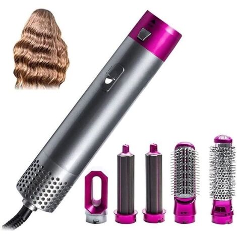Brosse à air chaud professionnelle 5 en 1 - Sèche-cheveux - Brosse à air chaud - Sèche-cheveux électrique - Ionique - Sèche-che 189