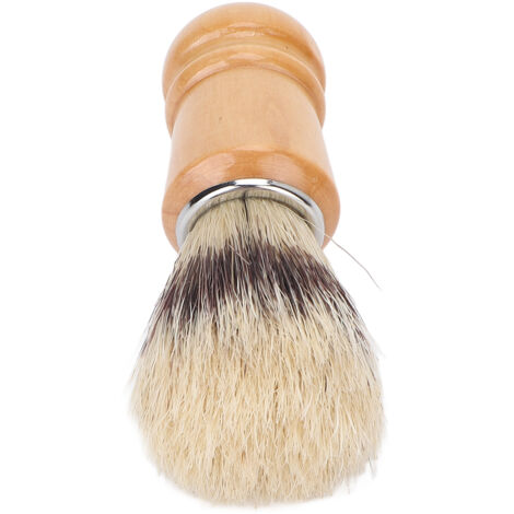 Brosse à barbe en bois naturel pour soin du visage et nettoyage de la peau - Accessoire rasage homme