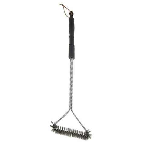 Brosse à barbecue métallique avec manche 16,3x54,5 cm BBQ