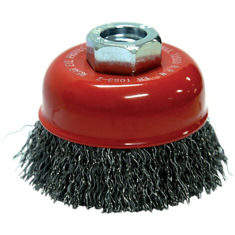 Brosse a boisseau Acier 80 mm ondulé FORTIS