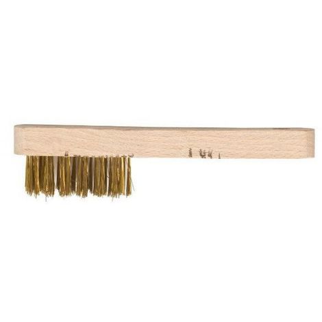 Brosse à bougie 3 rangs laiton