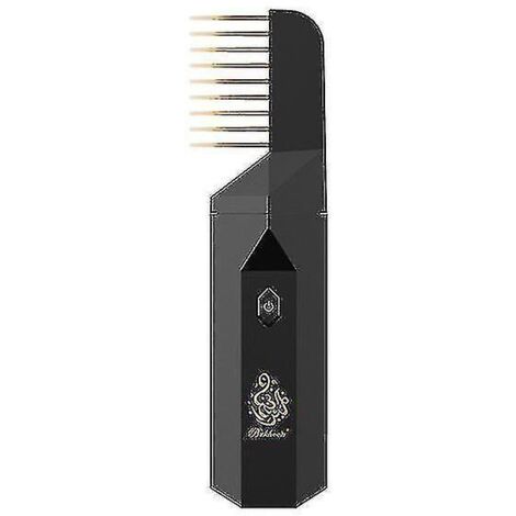Brosse à cheveux électrique avec brûleur d'encens pour Bakhoor Ramadan Dukhoon, diffuseur d'arômes arabes pour la maison, le bureau et la voiture, rechargeable, mini USB [Réduction  30 % de réduction]