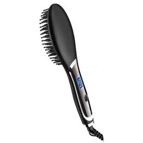Brosse A Cheveux Electrique Professionnelle Peigne Ecran Lcd Lisse Gm-2972