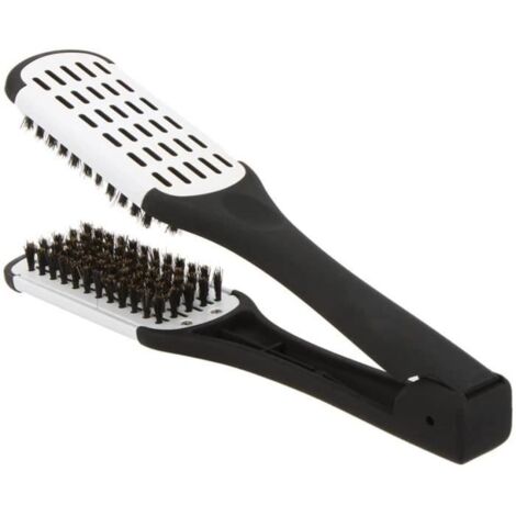 Brosse à Cheveux,Brosse à Lisser Brosse à Défriser Professionnelle Outil de Coiffure Brosse Recto Verso Lissage de Cheveux,Lissage