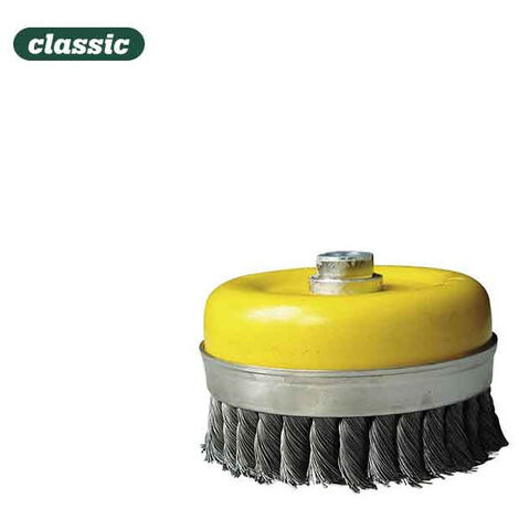 Brosse à cupules en fil métallique torsadé 80mm ftr080