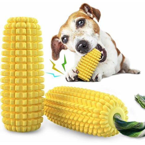 Brosse à dents amovible pour chien jouet à mâcher corde de bâton molaire de maïs près du jouet interactif pour chien