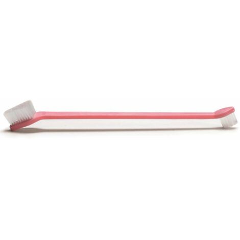 Brosse à dents double pour chiens et chats