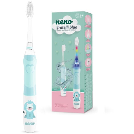 Brosse à dents électrique bleue pour enfants NENO Fratelli