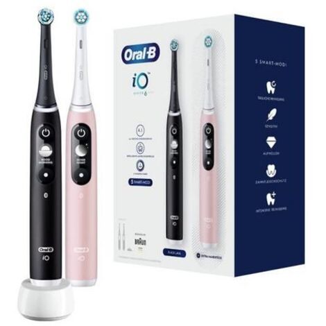 Brosse à dents électrique Braun Oral-B iO 3 DUO BLACK & PINK