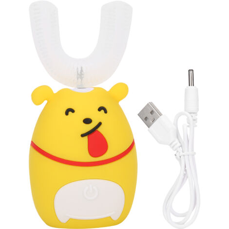 Brosse à dents électrique en forme de U pour enfants (7-12 ans) - Nettoyage buccal automatique avec massage