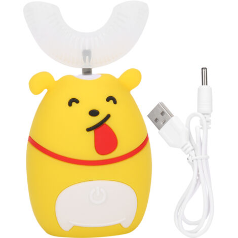 Brosse à dents électrique en forme de U pour enfants - Nettoyage buccal automatique avec massage (2-6 ans)