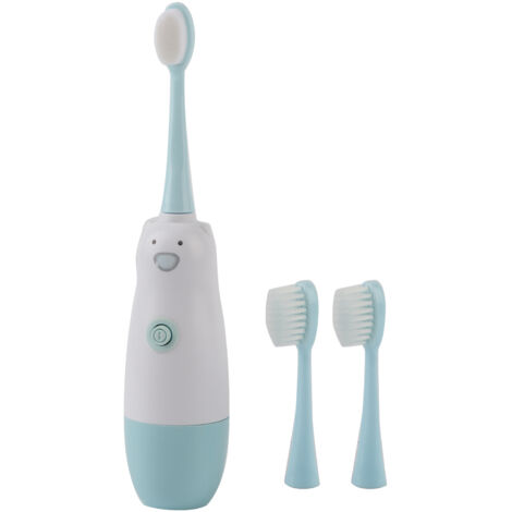 Brosse à dents électrique enfant 2-12 ans, poils souples, étanche et durable