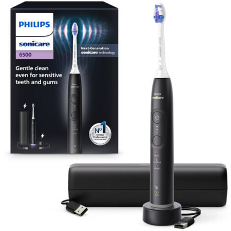 Brosse à dents électrique Philips HX7411 02 Sonicare 6500 NOIR