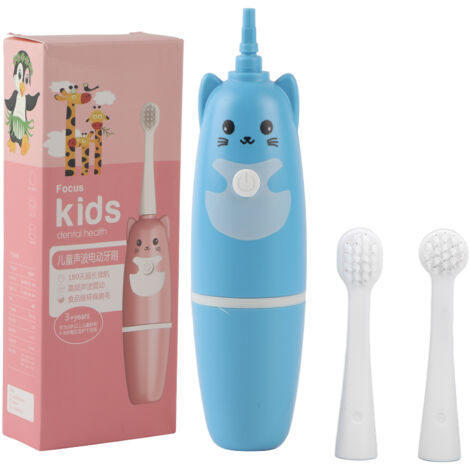 Brosse à dents électrique pour enfants avec batterie - Nettoyage et blanchiment efficace