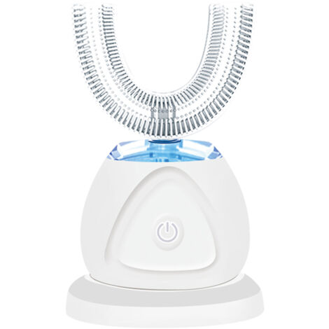 Brosse à Dents Électrique Ultrasonique 360° Automatique en Forme de U pour Nettoyage Complet