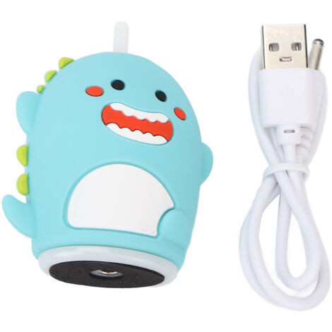 Brosse à dents électrique ultrasonique pour enfants en forme de U avec motif cartoon - Bleu