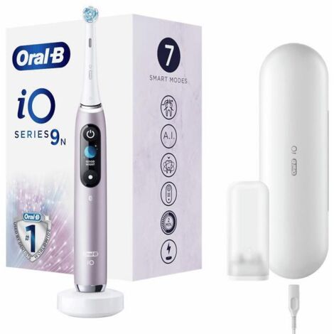 Brosse à dents Oral-B iO Series 9 en quartz rose