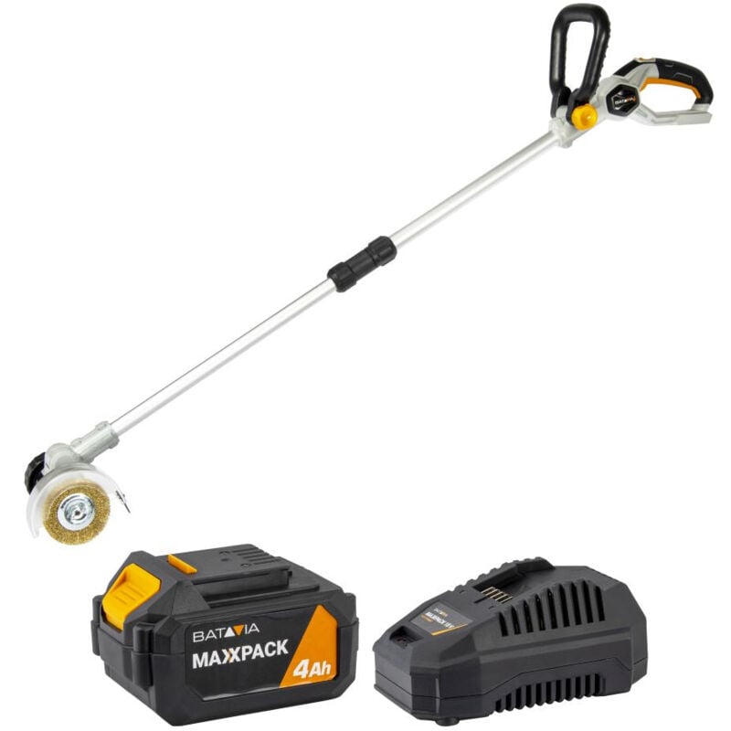 Nettoyeur de joints 18V sans fil 100mm Batavia Maxxpack - Batterie 4.0 Ah et chargeur rapide 4.0 Ah inclus