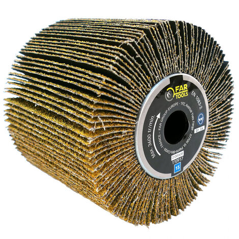 Brosse à lamelles pour poncer des surfaces planes Ø120x100 mm GR36 FARTOOLS