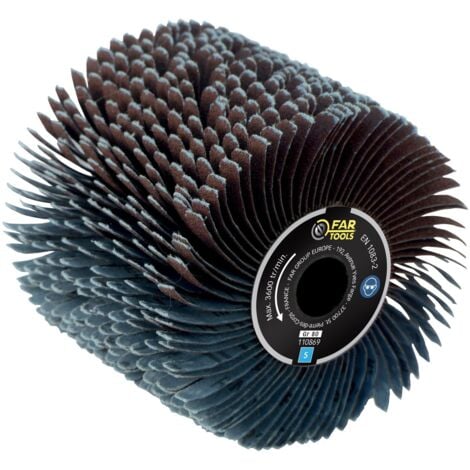 Brosse à lanières abrasives Diamètre 120 MM - Fartools