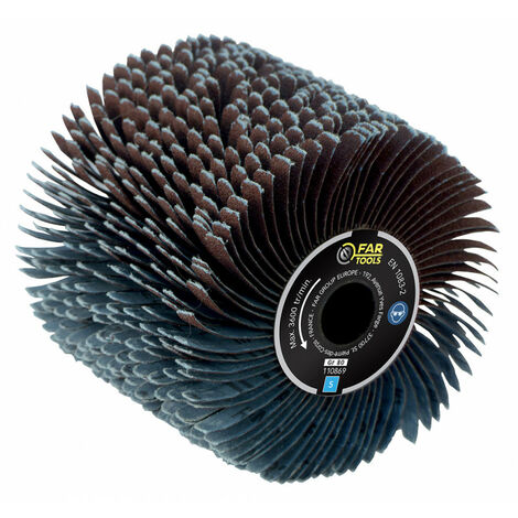 Brosse à lanières abrasives pour poncer des surfaces incurvées - pour renovateur REX 120C, REX 200, REX-H200 FARTOOLS
