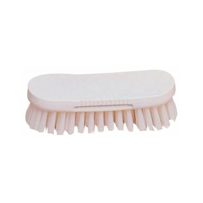 Brosse a main alimentaire polyester mi dur blanc 195 x 70