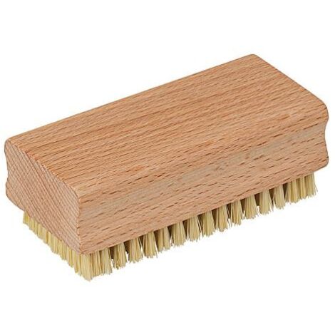 Brosse à main, bois, grande, garnie FIBER