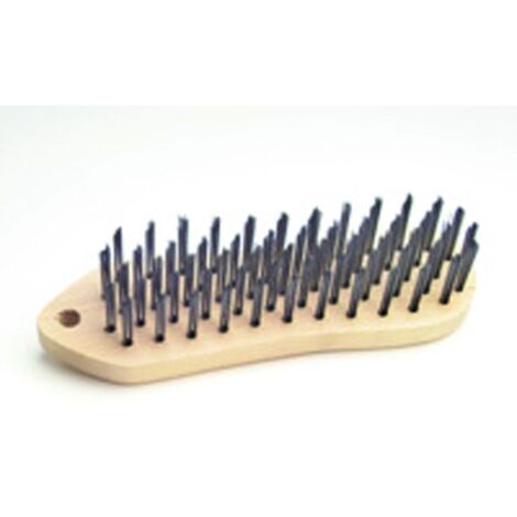 Brosse à main violon - acier souple - 5 rangs - KIBROS