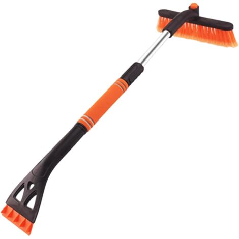 Brosse À Neige Auto - Tête Rotative Démontable Antidérapante - Grattoir À