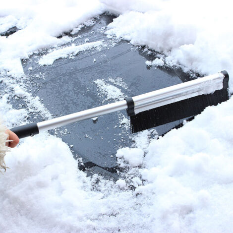 Brosse à Neige, Grattoir à Glace 2 en 1 Brosse à Neige Balai à Neige Bross Balai pour Auto Pare-Brise de Camion,
