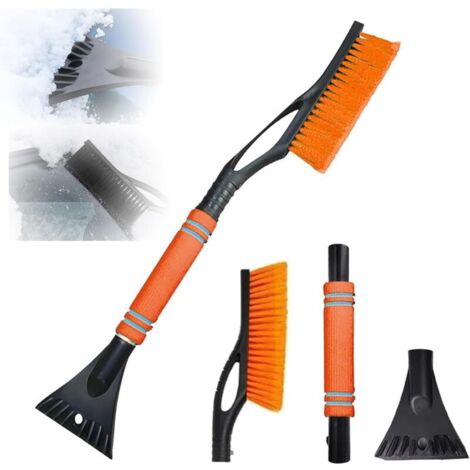 Brosse à Neige pour Voiture,2 en 1 Détachable Grattoir à Glace,balais à Neige pour Auto,Grattoir Pare Brise, Grattoir à Glace pour Voiture, pour Voitures Pare-Brise et Vitres de Voiture