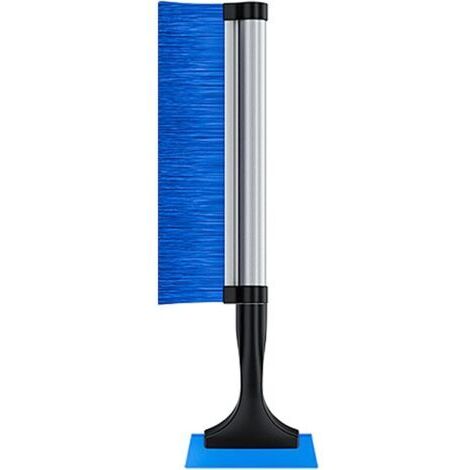 Brosse à neige télescopique et grattoir à glace, pelle à neige amovible, brosse à neige avec raclette réglable pour SUV