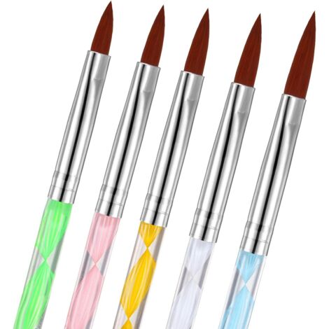 Brosse à ongles en spirale 5 pièces
