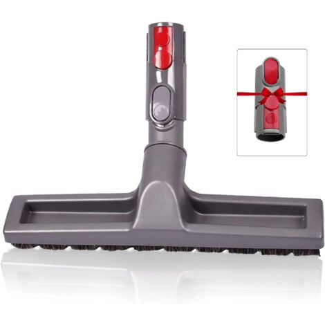 ROLEADER Brosse À Parquet Pour Aspirateur Compatible Avec pour Dyson DC37 DC33C V7 V8 V10 V11 Aspirateurs pour Dyson Cordless Stick Vacuum Cleaners 30cm（Envoyer l'adaptateur）