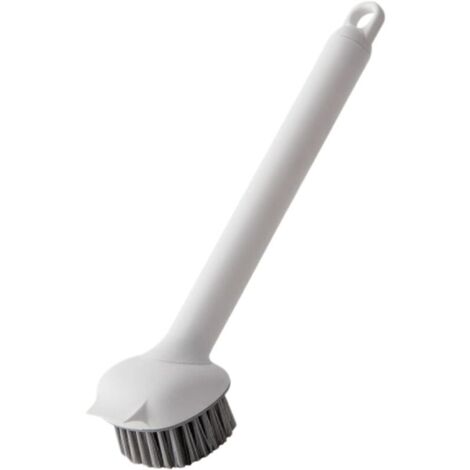 Brosse à poêle, manche long rotatif à 360° pour four, plats et lave-vaisselle Lave-vaisselle - Pour évier, poêle à frire, plaque de cuisson, lave-vaisselle, salle de bain, douche, toilettes et baigno