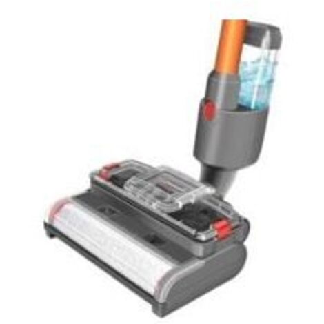 Brosse à Récurer Humide et Sec Compatible pour Dyson V11 V10 V8 V7 Tête de Balai Electrique avec Réservoir d'eau Propre et Sale Séparé, Nettoie et sèche Les sols durs