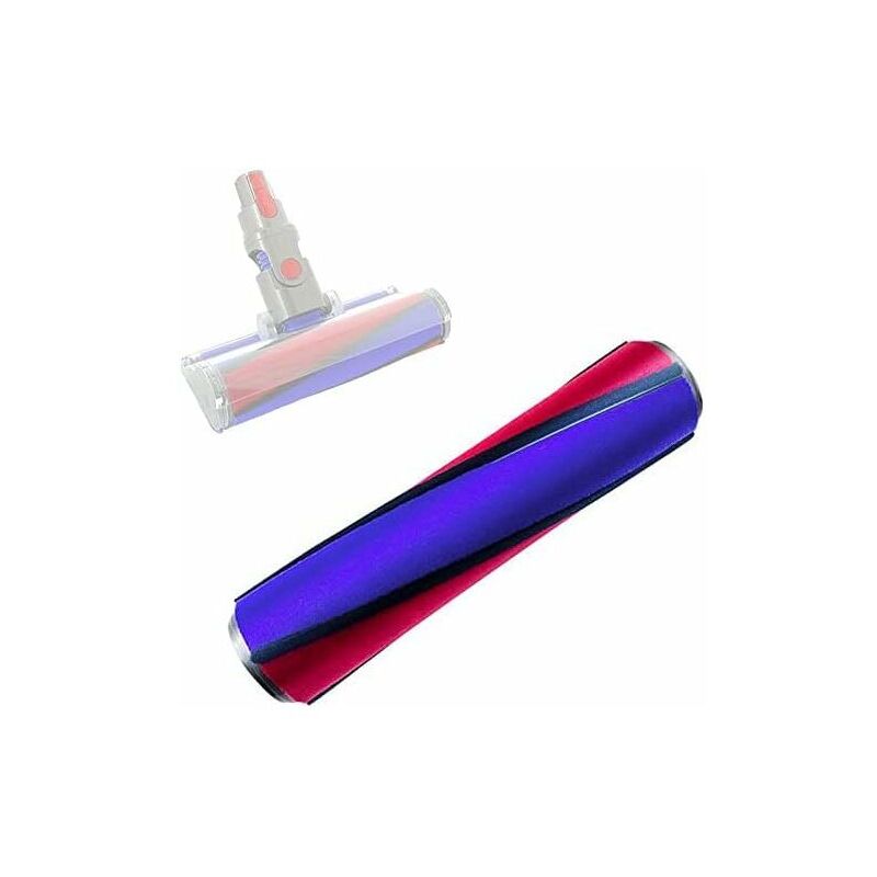 Brosse à Rouleau Barre de Brosse à Rouleau Souple pour Accessoires Aspirateur Dyson V6 V7 V8 V10 V11