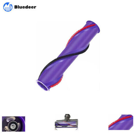 Brosse à Rouleau pour Dyson V10, Brosse de Nettoyage avec Vis pour Dyson V10, (Entraînement à 3 Broches, Diamètre de 50MM), Rouleau de Brosse pour Tête de Moteur Triangulaire de V10