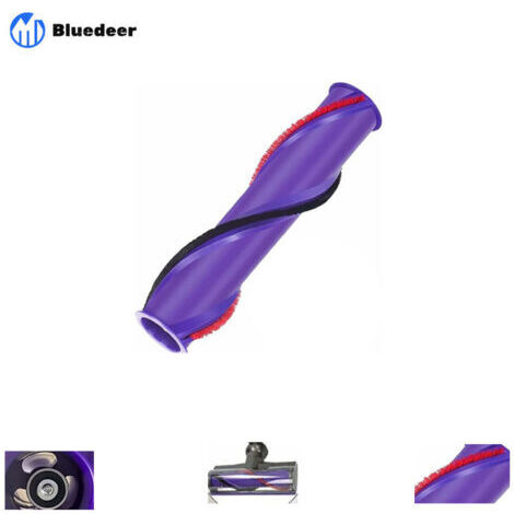 Brosse à Rouleau pour Dyson V10, Brosse de Nettoyage avec Vis pour Dyson V10, (Entraînement à 3 Broches, Diamètre de 50MM), Rouleau de Brosse pour Tête de Moteur Triangulaire de V10