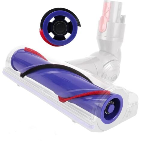 Brosse à rouleaux à entraînement direct Accessoires d'aspirateur pour aspirateur Dyson V6, V7(ancienne version),pour tête de nettoyage V6 Direct Drive versions 35W et 50W,4 trous(d=45mm)